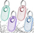 4-Pack Samsung Smart Tag 2 Case with Key Ring, Full-Wrapped IPX8 Waterproof TPU Cover for Galaxy SmartTag2,