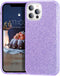 MATEPROX Compatible with iPhone 12 Pro Case, Glitter Bling Sparkle Cute Girls Women Protective Cover (Purple)