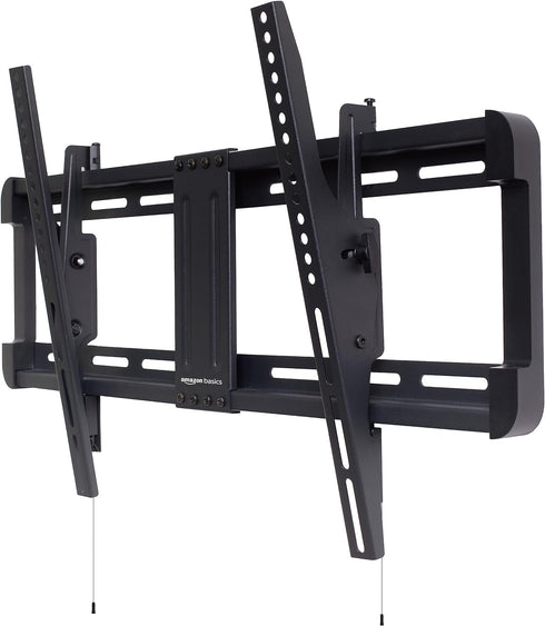 Amazon Basics Tilting TV Wall Mount with Horizontal Post Installation Leveling for 37" to
