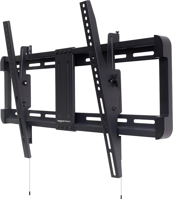 Amazon Basics Tilting TV Wall Mount with Horizontal Post Installation Leveling for 37" to