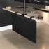VIVO 30 Inch Clamp-on Privacy and Cable Management Organizer Sleeve, Wire Hider Kit Panel System, Desk Skirt (Black)