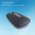 Verbatim Rechargeable Multi-Device Bluetooth 5.0 USB 2.4Ghz Wireless Optical Mouse with Adjustable DPI, Black 70755