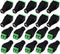 zdyCGTime DC 5.5 X 2.1mm Adapter, 2.1 X5.5mm Female Barrel Power Jack to 2 Pin/Way Female Bolt Connector