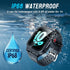 IP68 Waterproof Case with Band and Screen Protector for Apple Watch Series 10 9 8 7 6 5 4 3 2 SE2, 42mm
