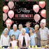 Blulu Retirement Party Decorations, Extra Large Fabric Retire Sign Banner Photo Booth Backdrop, 72.8 x 43.3 Inch