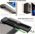 ELETIUO 3.8-6.5 inch,Universal 50 lbs,Black Soundbar Wall Mount Bracket,Depth Adjustable Sound Bar Mount Under TV