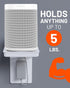 ECHOGEAR Outlet Shelf for Decora/GFCI Outlets - Next-Gen Design with Built-in Cord Storage for Bulky Plugs