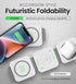InfinaCore T3 Tri-Charge Wireless Charging Pad - 3-in-1 Station for iPhone, AirPods & Watch - Fast Charging Up to 25W,