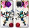 Case for Galaxy A12, Hummingbird in Flowers Bird Leather Flip Phone Case Wallet Cover with Card Slot for Samsung Galaxy