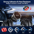 pop-tech Magnetic Car Phone Holder: Adhesive All-Metal Dash Mount for Mercedes Benz GLC/C/E/CLS-Class - Universal