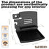 MED Wood Phone Docking Station Nightstand Desk Organizer for Phone, Watch, Wallet & Tablet Gift for Men, Husband, Dad
