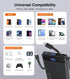 TEMINICE 2 10000mAh, 22.5W Pack, 17 16 15 etc(1 Power Bank with Built-in Cables PD Slim Portable Charger USB C Battery