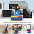 JTEMAN Gifts for Men Women Cell Phone Stand with Bluetooth Speaker and Light, Portable Lanyard, Cool Tech Gifts for Dad