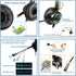 Office Headset with RJ9 Plug for Yealink T22P T26P T28P Phones, Compatible with Avaya 1608 9630 9640 9650 9620,