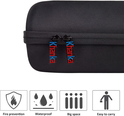 khanka Hard Travel Case Replacement for JBL Charge 4 / JBL Charge 5 Portable Waterproof Wireless Bluetooth Speaker