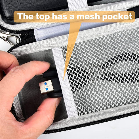 Case for Anker Portable Charger, 313 Power Bank (10K) / 523 Power Bank Storage Holder Bag