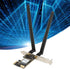 GOWENIC 6E PCIe Card, AW XB530NF MT7922 RZ616 2.4G 5G 6Ghz Tri Band Bluetooth 5.2 Network Card Adapter for Desktop PC