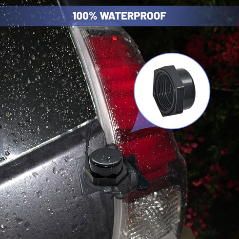 Anina NMO Antenna Mount Cap with O Ring Seal, Dust Weather Rain Cover, 2-Pack