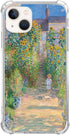 Claude Monet Art Painting Phone Case for iPhone 15, Watercolor Sunflower Impressionism Cover for Women Men, Trendy TPU