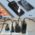 USB Charger,50W USB Charging Station with 10-Port (6 USB-A Port & 4 USB-C Port) Compatible with iPhone 15/14/13/12/11/X/8/7/6 Phones, Watch,Tablets, Smartphones Black