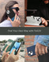 TUCCH iPhone 13 Wallet Case 5G, Lake Blue, Magnetic Folio, RFID Blocking, TPU Interior, Flip Cover, 6.1" Compatible.