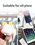 Gigastone 3ft Charging Cable for Apple Lightning Devices, 12W Fast Charge, Black, 5-Pack, iPhone & iPad Compatible.