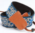 Padwa Lifestyle Camera Strap - 2" Cowhide Leather Head Ends Cotton Straps for Photographers, Adjustable Neck & Crossbody
