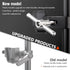 V-Mount Lock Battery Adapter with Clamp for Tripod Light Stand Mounting