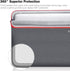 Voova Laptop Sleeve Case 13-13.6 Inch, Waterproof Slim Computer Bag Cover for MacBook Air/Pro, Grey