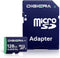 DIGIERA 128GB CT100 microSDXC UHS-I Memory Card with Adapter - up to 100MB/s,
