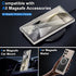 Galaxy S24 Ultra Case, Magsafe Compatible, Non-Yellowing Drop Protection, Slim Shockproof Hard Back Cover - Clear