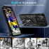 DEERLAMN Galaxy S23 FE Case - Black, Military Grade Shockproof, Slide Camera Cover, Screen Protector & Rotated Ring