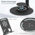 HZZADZXW 360 17 16 Metal Cell Phone Stand for Desk, Multi-Angel Adjustable Rotation Desktop Phone Holder and Foldable