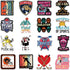 100Pcs Hockey Stickers Perfect for Water Bottle, Laptop, Guitar, Car, Motorcycle, Skateboard, Aesthetic Stickers