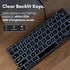 Macally Backlit Wired Keyboard for Mac, Comfortable All Day Typing USB Keyboard for MacBook Pro/Air, iMac, Mac Mini/Pro