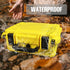 Hard Case 14x 11.5x 6 Inch, Portable Waterproof Protective Camera Case with Customizable Foam, Yellow