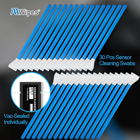 Sensor Cleaning Swabs for APS-C Sensors of DSLR or SLR Camera (30 Packs of 16 mm Swabs) (HCS-16-30)