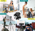 JOILCAN 67" Phone Tripod, Camera Tripod Stand for iPhone iPad, Professional Aluminum Travel Tripods with Wireless