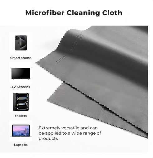 K&F CONCEPT 4 Pack 16''x16'' Extra Large Microfiber Cleaning Cloths, Oversized Microfiber Cloths for TV Screen