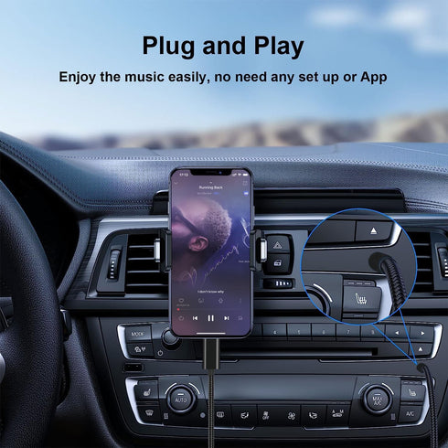 Lightning to 3.5mm Audio Cord, iPhone to Car Stereo AUX Cable Compatible with iPhone 14/13/12/11/XR/XS/X/8/7/6 Plus/SE