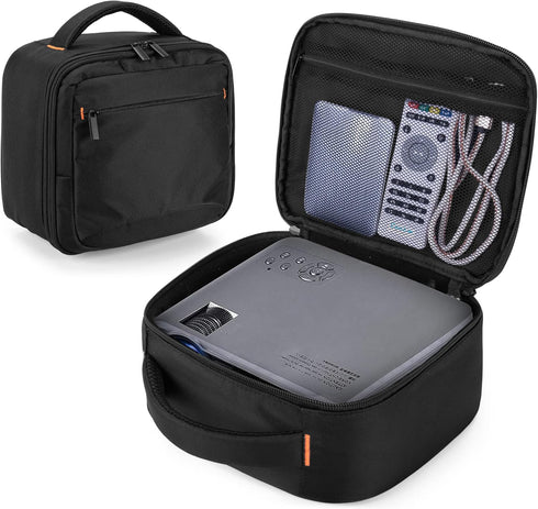 CURMIO Projector Case, Mini Projector Carrying Bag Compatible for DR.J Professional and