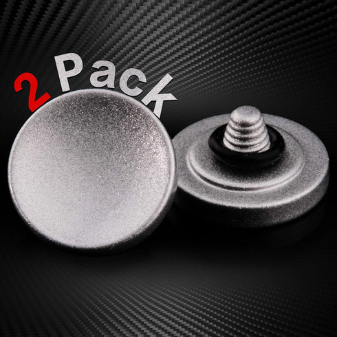 Soft Shutter Release Button (2 Pack/Black), High-end Concave Camera Shutter Button