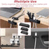 Cable Management Clips, 20 Pcs Black Self-Adhesive Wire Organizers for TV PC Ethernet Cable Under Desk