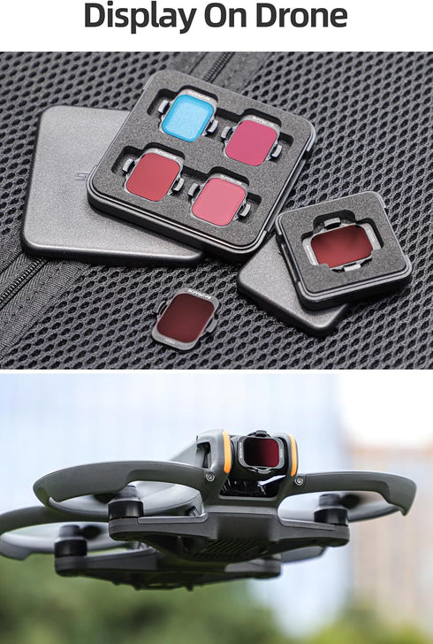 Camera Lens Filters for DJI AVATA 2, ND Filter Set UV CPL ND8 ND16 ND32 ND64 ND128, Optical Glass Drone Accessories