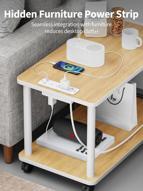 HOPOW 5 6 5 (3 900J Recessed Power Strip FT Recessed Outlet, Flush Mount Furniture Outlet with Outlets USB Ports USB