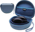 Headphone Case Compatible with Beats Studio Pro/Beats Solo 4 / Beats Studio 3 / Beats Solo 3 / Beats Solo 2 and for TOZO HT2 On-Ear Bluetooth Headphones - Blue+Blue