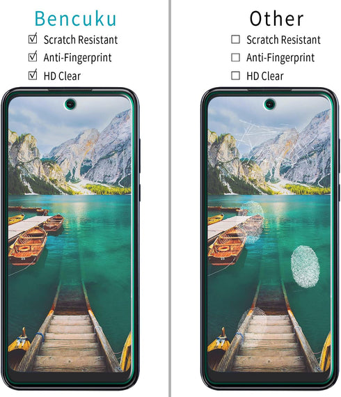 (2 Pack) Designed for Motorola Moto G Play (2023) Tempered Glass Screen Protector, Anti Scratch, Bubble Free