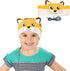CozyPhones Fox Kids Headphones - Stretchy & Comfy Earphones for Toddlers 1-3, Perfect Travel Accessories!