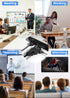 FOINNEX VGA to HDMI Adapter Converter with Audio - Active Male VGA to Female HDMI 1080p Video Dongle