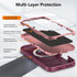TUTUKII 16 3-Layer 6.1", Compatible with iPhone Case with Screen Protector, Shockproof, Compatible with MagSafe, Drop